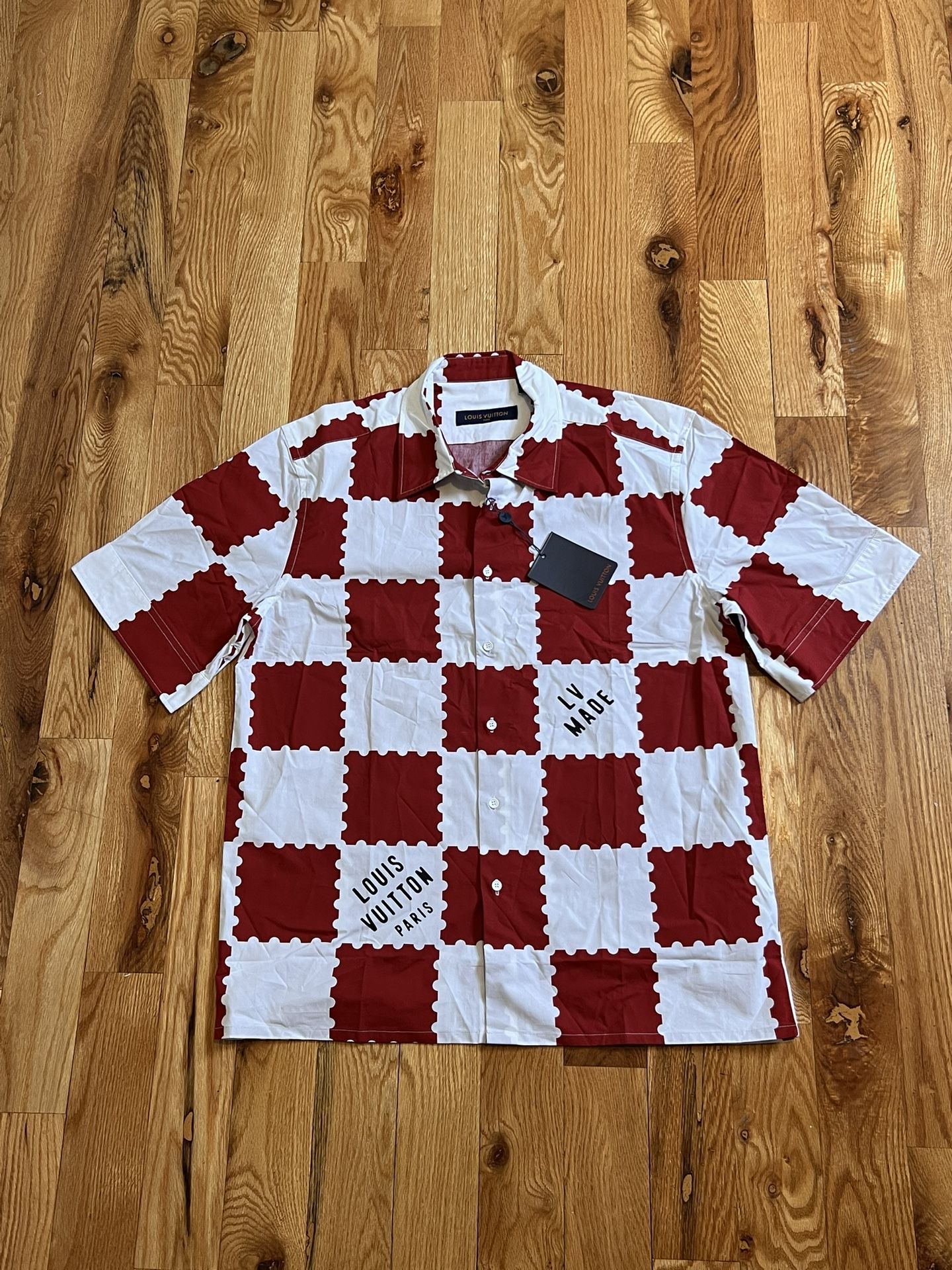 LV Monogram Shirt Size Large Brand New Jordan