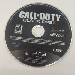 Call Of Duty Black Ops 2 II PlayStation PS3 Disc Only No Cover No Manual