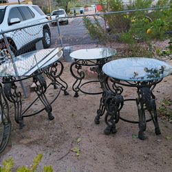 Vintage Iron Tables 