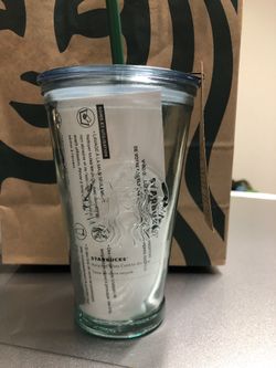 Starbucks glass cup... $25... Pick up only...