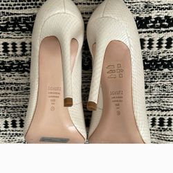 SCHUTZ Snakeskin Print Pumps