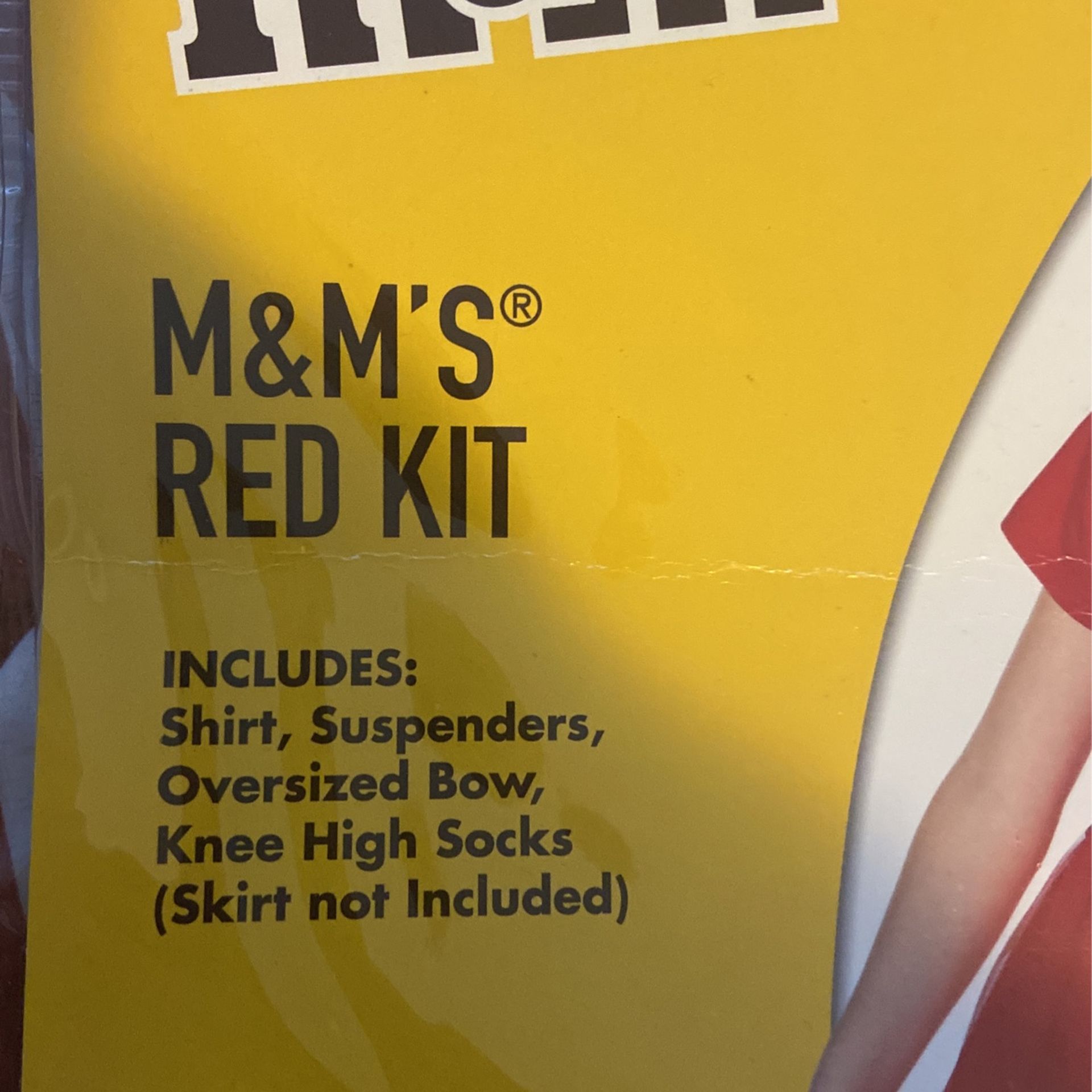 M&M Red Kit For Costume