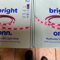 2 Bright  Multicolor Led Light Strips New