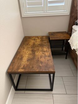 tv stand/couch table and side table