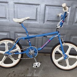 1987 Maui Blue GT Performer Vintage BMX 20" Bike Bicycle