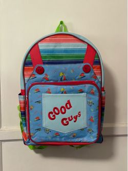 Adult size good guys chucky school backpack new