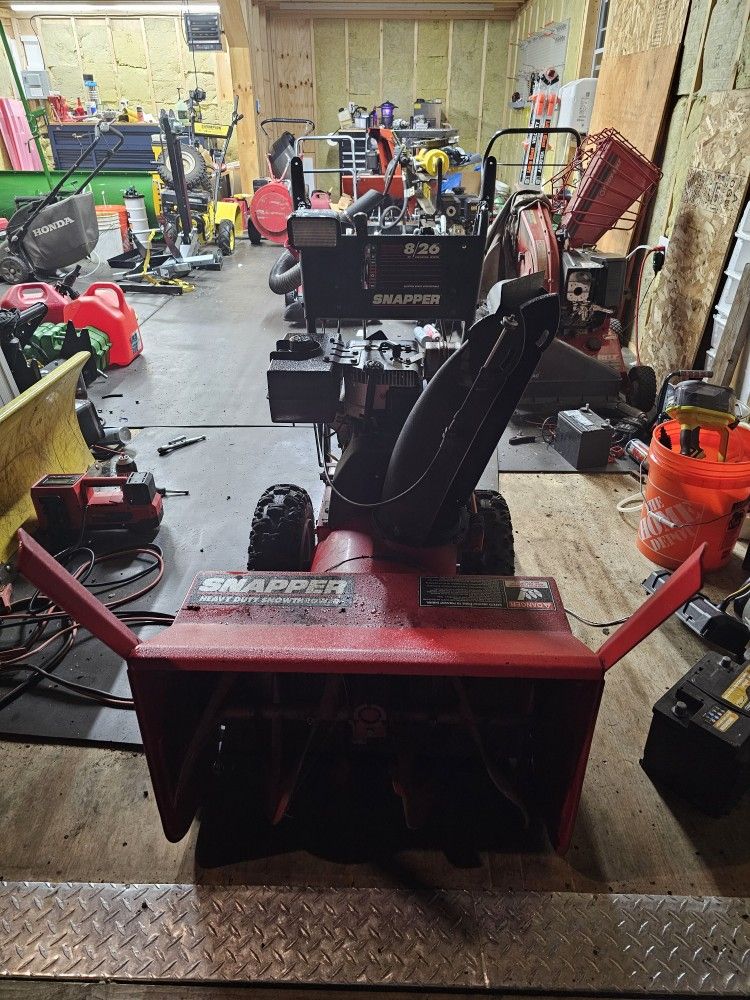 Snapper 826 Snowblower