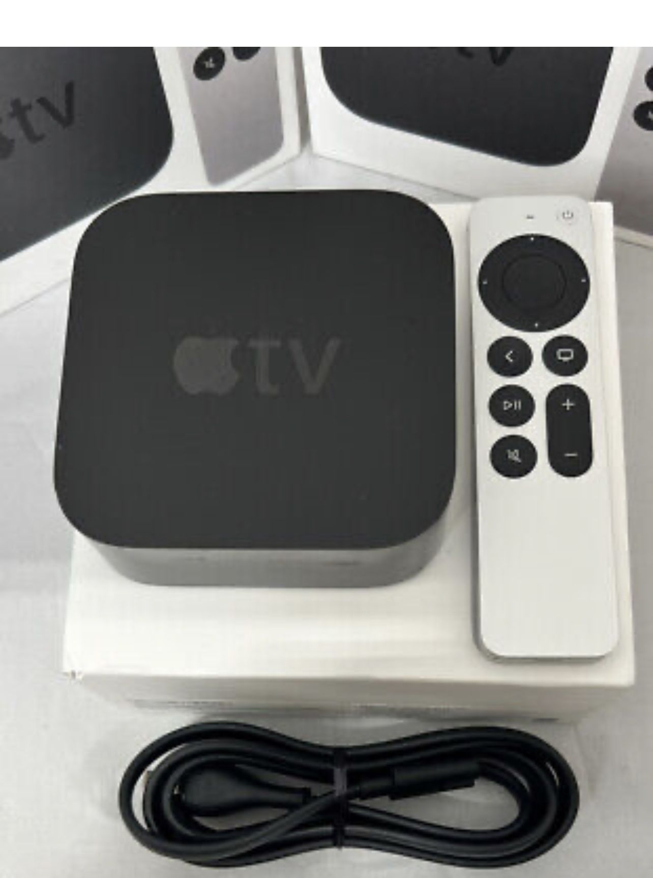Apple TV 4K 64GB 2nd Generation -2021 Model Media Streamer A2169 Black MXH02LL/A
