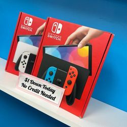 Nintendo Switch OLED New Gaming Console - PAY $1 TODAY TO TAKE IT HOME AND PAY THE REST LATER