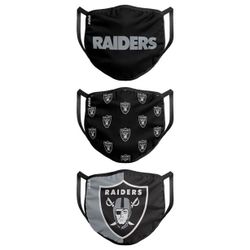 Raiders face mask 😷  3 pack