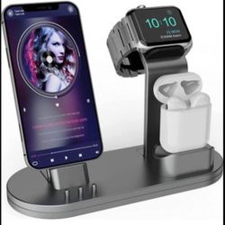 3 in 1 Charging Stand iwatch Stand, Charging Station Compatible with iWatch SE/6/5 /4/3 /2/1, AirPods Pro and iPhone Series  Pick up at Redmond only N