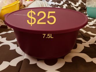 Tupperware plum bowl
