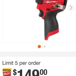 Milwaukee M12 Fuel Impact Driver 