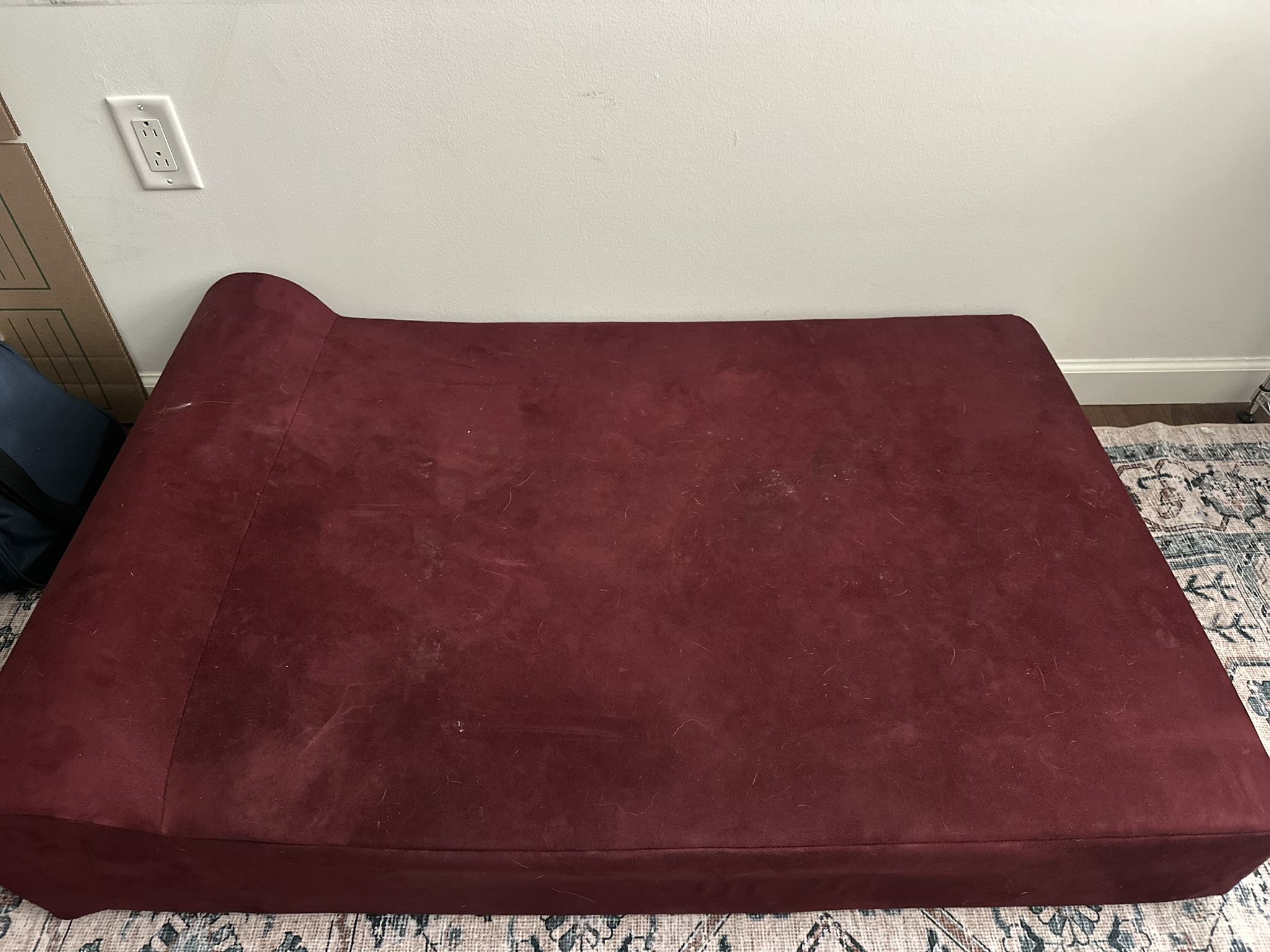 Big Barker Large Orthopedic Dog Bed – Burgundy 