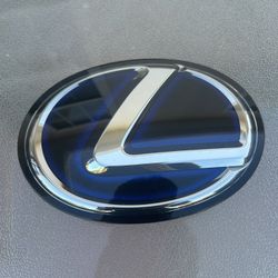 2018-2020 Lexus NX300H Hybrid OEM Front Grille Radar Emblem 53141–53030 / 53040 Blue