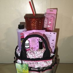 Mothers Day Makeup Bag Basket 