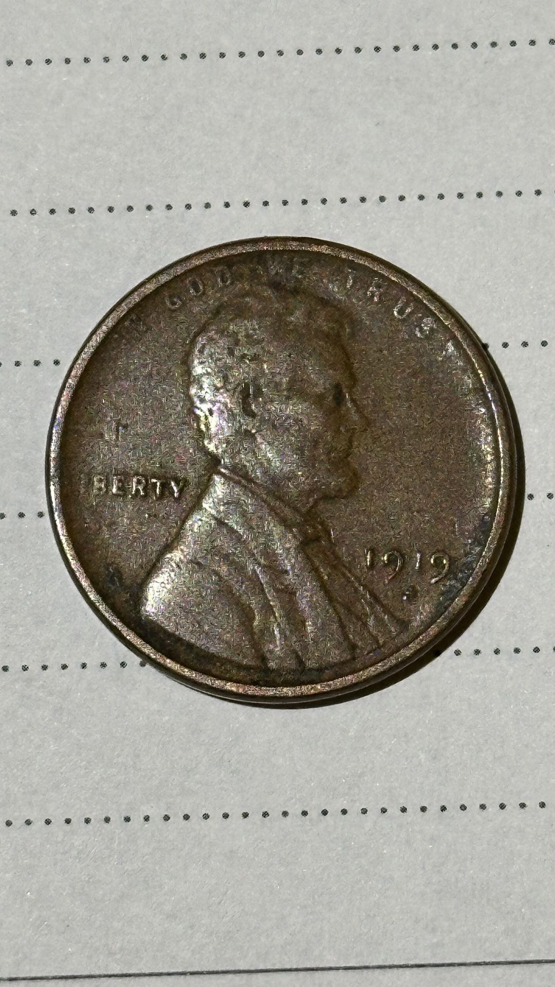 Rare 1919 Penny With Mint Error