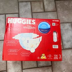 Huggies Size 3 Diapers, little Snugglers