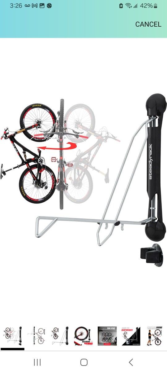 Chrome Plated Bike Rack $60