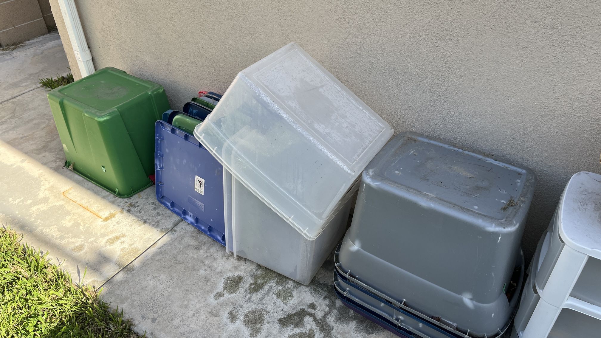 Various Plastic Storage Containers