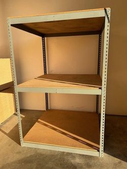 Industrial Racks 48 in W x 48 in D Used Heavy Duty 3 Tier Storage Shelving Stronger Than Homedepot Lowes And Costco Delivery Available