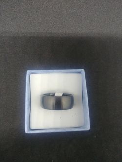 Black titanium ring