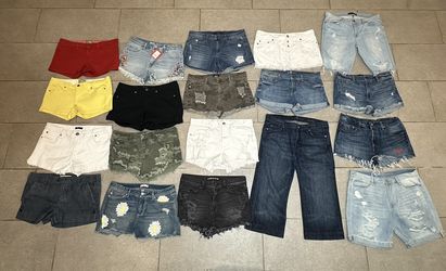 Womens Jean Shorts Size 30 (lot Of 17) $70 For All