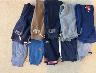 Kids Pants Size 6-7 T 10 Pairs