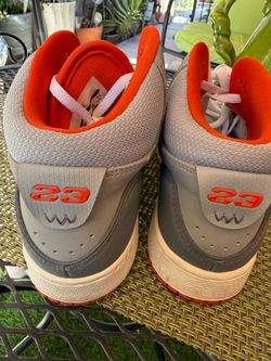 Jordan 1 Flight 2 – Cool Grey/Team Orange – Size 5.5Y