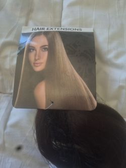 Brand new burgundy clip in hair extensions,  1 piece, 20 inches