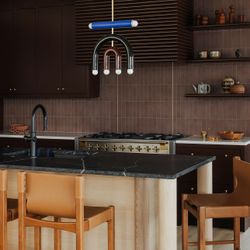 Zia Tile Cement Subway 2x8 Aubergine Dark Moody Purple Brown