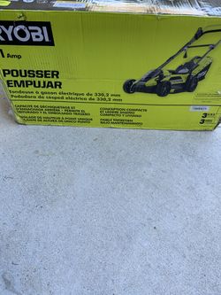 RYOBI 11 Amp 13" Corded Electric Lawn Mower RYAC130 - NEW Open Box