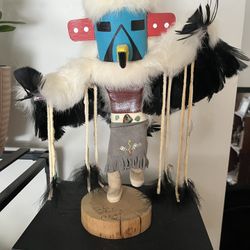 Owl Dancer Kachina Doll Signed By Artist 