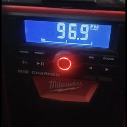 MILWAUKEE Radio/ Bluetooth and  Charger Kit W/UPGRADED BATTERY! 