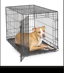 New World 36” Folding Dog Crate – Single Door