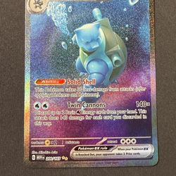 Pokemon Blastoise Ex 151