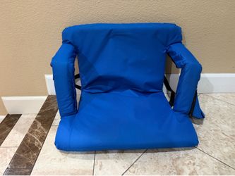 Alpcour Reclining Stadium Seat With Armrests & Side Pockets In Blue