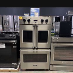Located In Perris CA We Deliver🚛🚛🚛 7 Series 30 Inch 9.4 cu. ft. Total Capacity Electric Double Wall Oven with Convection, Delay Bake, Steam Clean, 