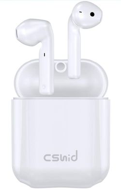 Wireless Earbuds, Cshidworld Bluetooth 5.0 Earbuds Noise Cancelling Wireless Headphones 30H Cycle Playtime Hi-Fi APT-X CVC8.0