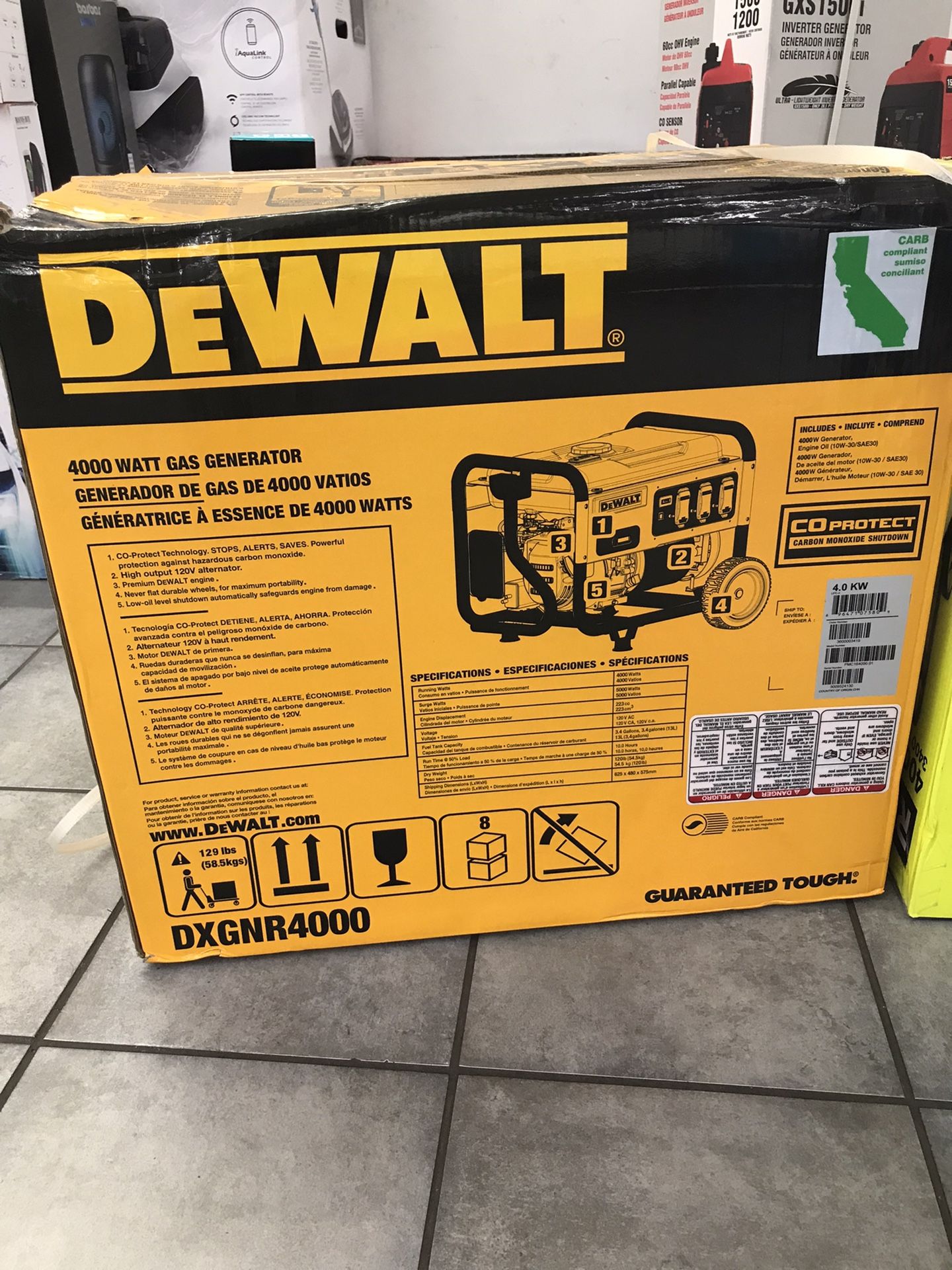 Generator DeWalt $30 Down With Financing