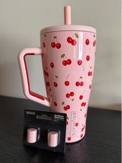 BRUMATE Era 30oz Cherry Print; Cherries Krista Horton Limited Edition w/ Straw covers
