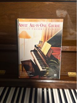 Alfred's Adult All-In-One Course Level 1 Piano Book