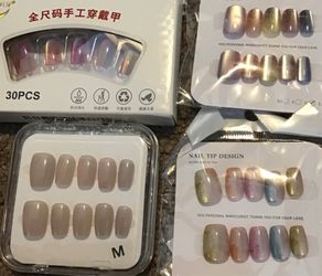 Luxury press on nails 4 sets