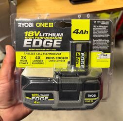 Ryobi ONE+ 18V 4Ah Lithium EDGE Battery
