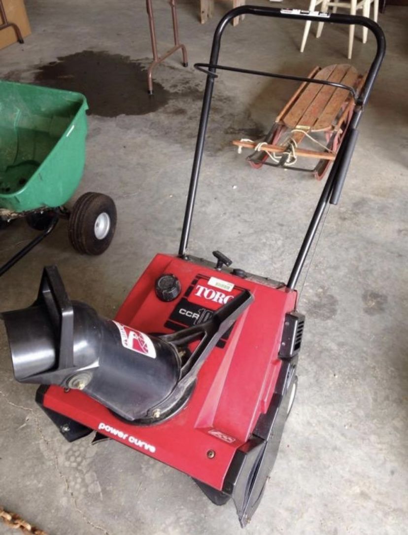 Toro CCR-1000 Snow Blower 20 Inch
