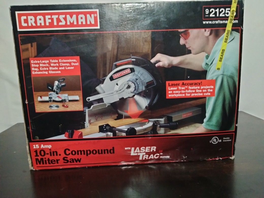 New in Box!: Craftsman 10-inch Compound Miter Saw