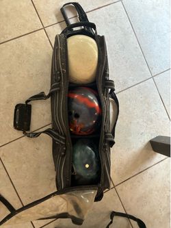 Assortment of bowling balls