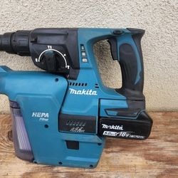 Makita Rotary Hammer Tool Battery 5ah Vacuum 