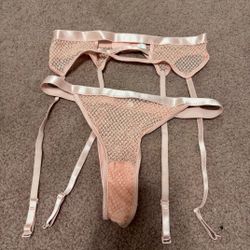 New Small Garter Belt Panty Lingerie Set