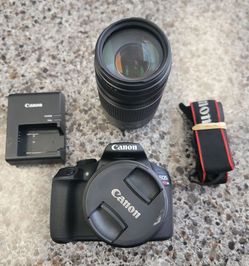 CANON REBEL T6 WITH 18-55MM // 75-300MM LENS